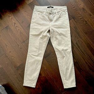 J Brand Ladies size 30 distressed jeans, light grey